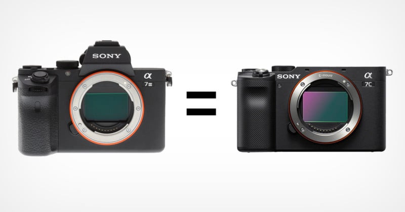  sony a7c appear more less identical those taken 