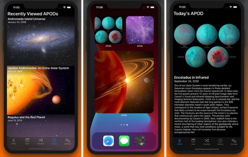 This iOS Widget Puts NASAs Astronomy Picture of the Day on Your Home Screen