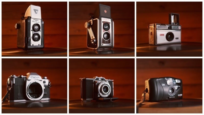 Oddly Satisfying Recording of Classic Camera Shutter Sounds