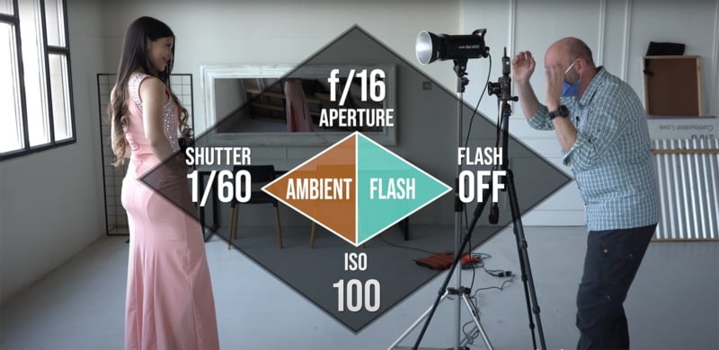 How to Use the Exposure Diamond to Balance Ambient Light with Strobes