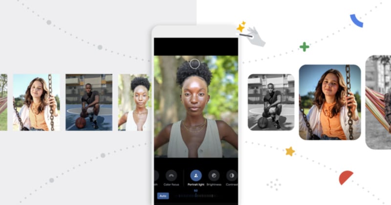 Google Photos Gets AI Portrait Light Tool and One-Tap Edits