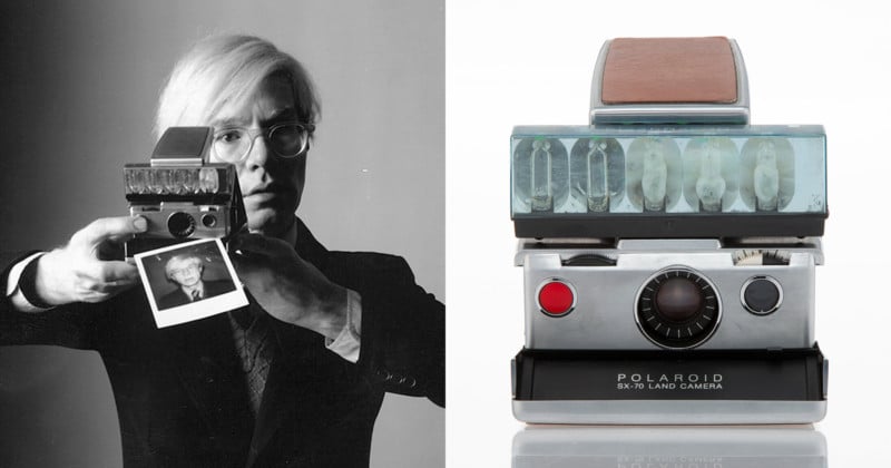 Andy Warhols Polaroid Camera Just Sold for $13,750 at Auction