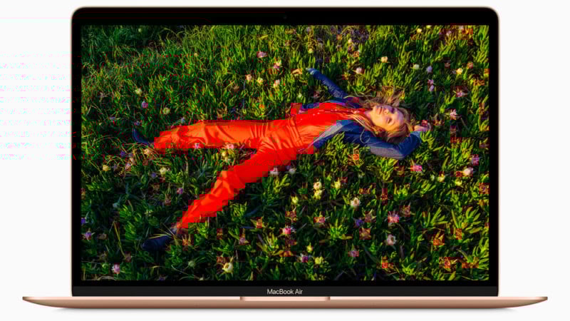 Apple new macbookair gold retina display screen 11102020