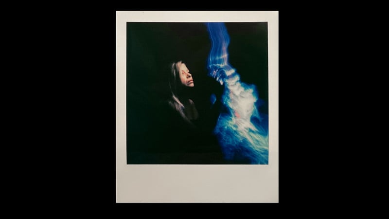 Stunning Light Painted Polaroid Portraits Mix the Old with the New