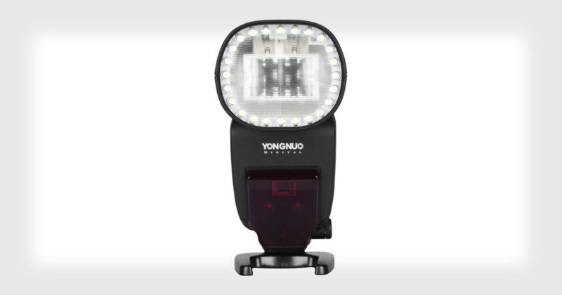 Yongnuo Unveils Oval-Shaped Flash With Built-In Modeling Light
