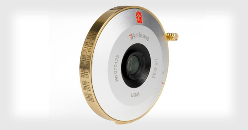 7Artisans Unveils Golden 35mm f/5.6 Pancake Lens for Leica M