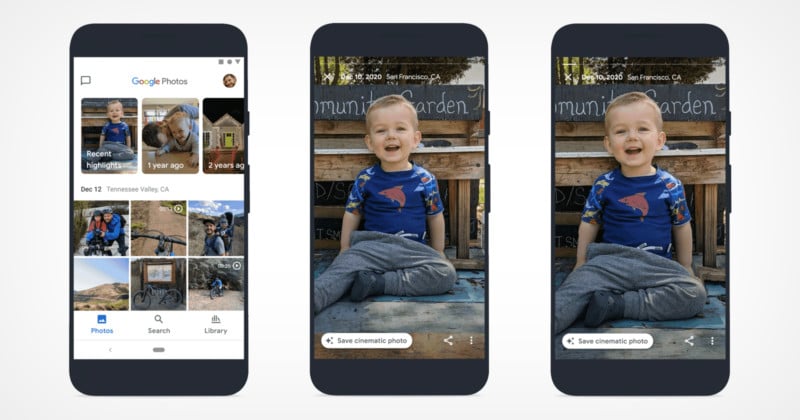 Google Photos Can Now Turn Your Shots Into 3D Cinematic Images
