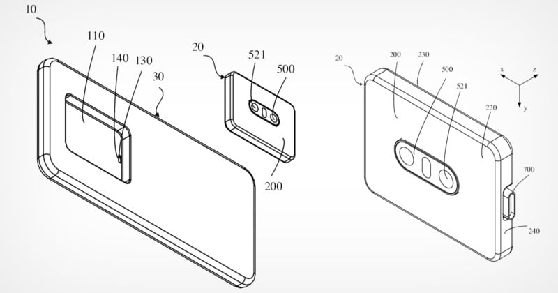 Oppo Has Patented a Smartphone with a Removable Camera Module