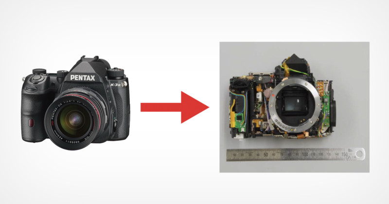 FCC Filing Reveals Naked Pentax K-3 Mark III Without its Outer Shell