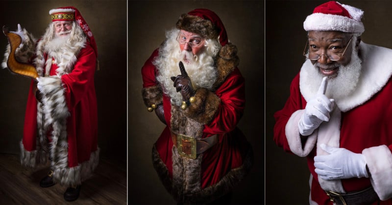 Photo Series Beautifully Features the Many Faces of Santa Claus