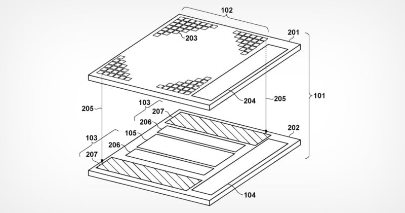  canon patents combination high-speed high-resolution stacked sensor 