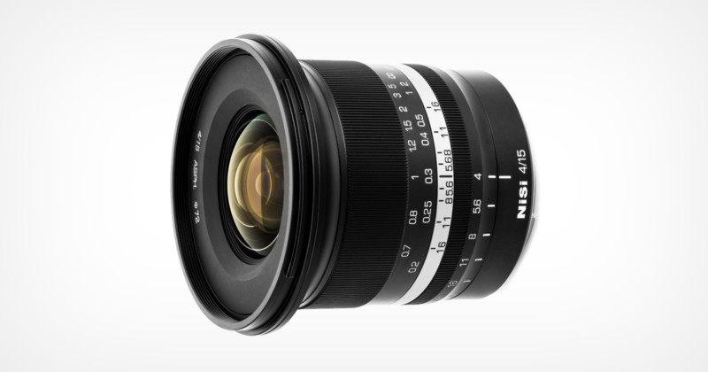 NiSi Unveils 15mm f/4 Lens for Sony E, Canon RF, Nikon Z, and Fujifilm X
