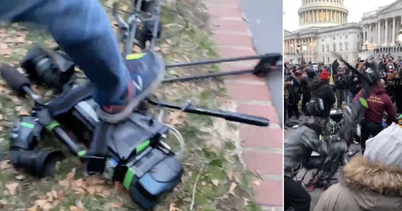 Rioters at the U.S. Capitol Destroyed Thousands of Dollars of Journalists Equipment