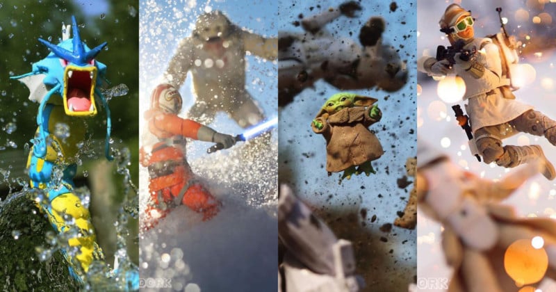 This Toy Photographer Uses Practical Effects for Amazing Action Photos