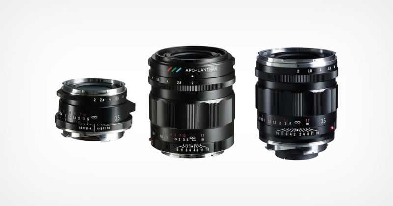 Cosina Announces Three Voigtlander 35mm f/2 Lenses