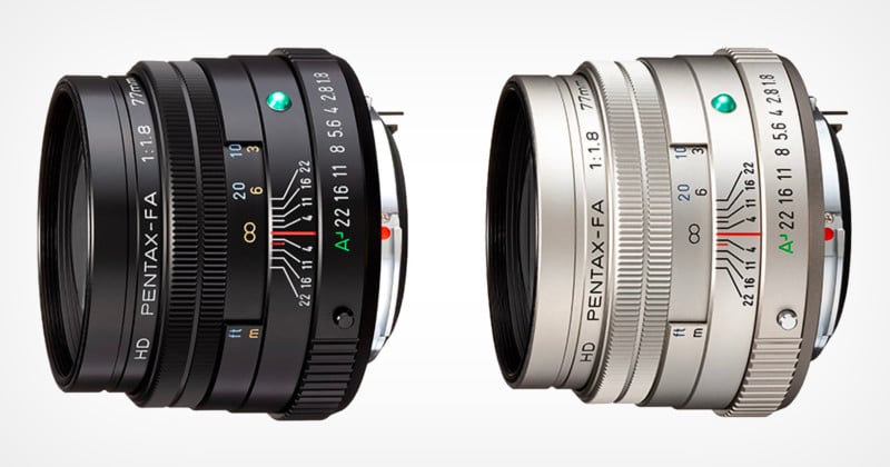 Leak Reveals Updated Pentax Optics, Including 77mm f/1.8 Limited Lens