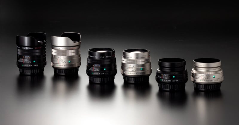 Pentax Unveils Three Limited Lenses for K-Mount SLR Cameras