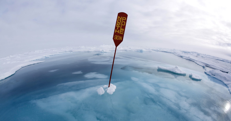 Photo of Melted North Pole Wins 2020 Science Photographer of the Year Prize