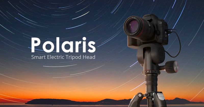 The Polaris is Smart Camera Controller Combined with an Electric Tripod Head