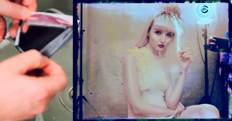 How to Make a Negative from a Peel-Apart Instant Photo