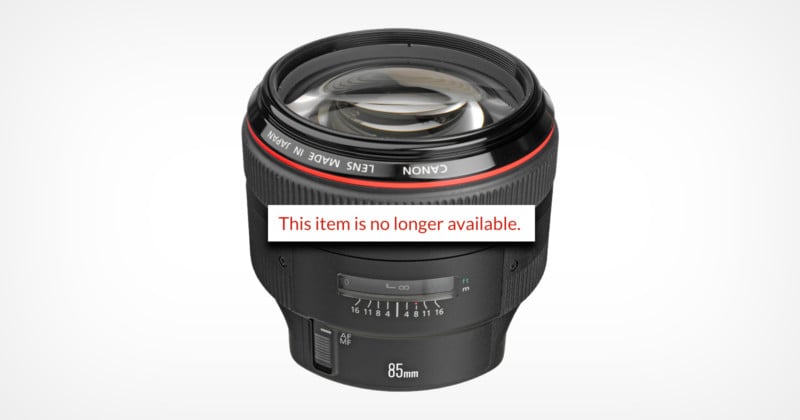 Canon Clarifies Discontinuing 26 EF Lenses: Series Optimization