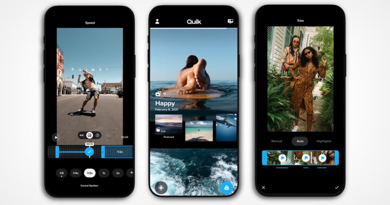 GoPro Unveils Quik, a Relaunch and Rebrand of its Mobile App