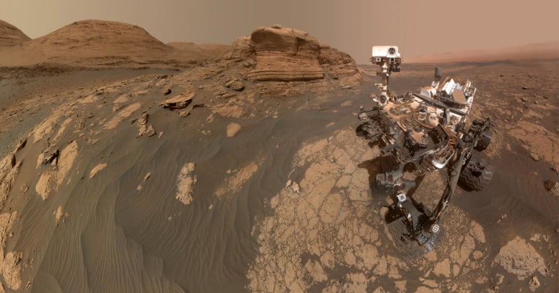 The Curiosity Rover Took a Massive 318-Megapixel Selfie On Mars