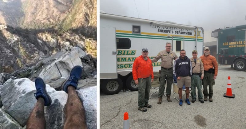  hiker rescued after man twitter located him from 