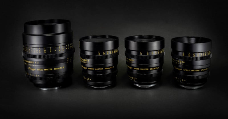 These Are the Worlds First T/1.0 Cinema Lenses For a Range of Cameras