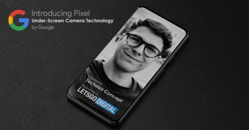 Google Patents Unique Under-Screen Front-Facing Smartphone Camera