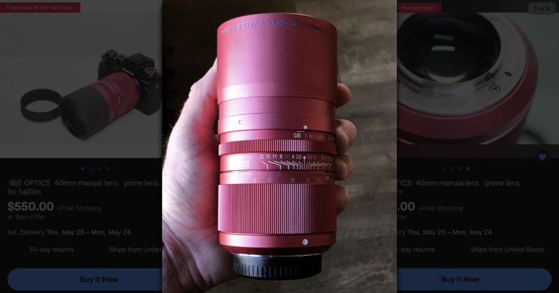 found own stolen lens sale online 