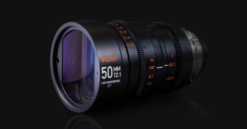 Vazen Launches 50mm T2.1 Anamorphic Lens for Full-Frame EF and PL