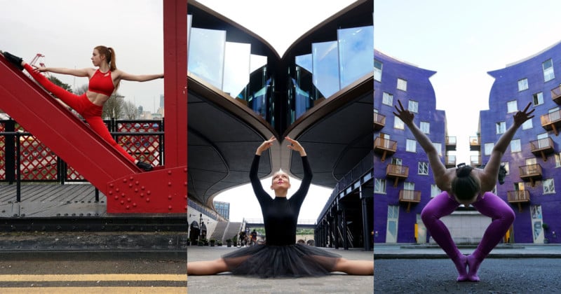 Photos of Dancers Blending Into London Architecture