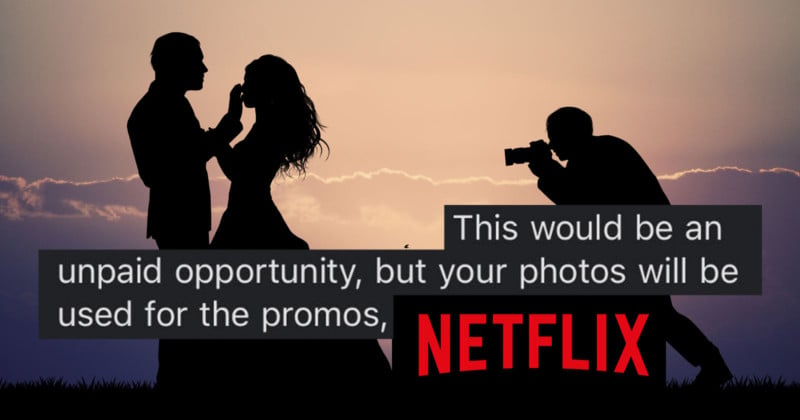 Netflixs Love is Blind Wants Unpaid Photographer for Five Weddings