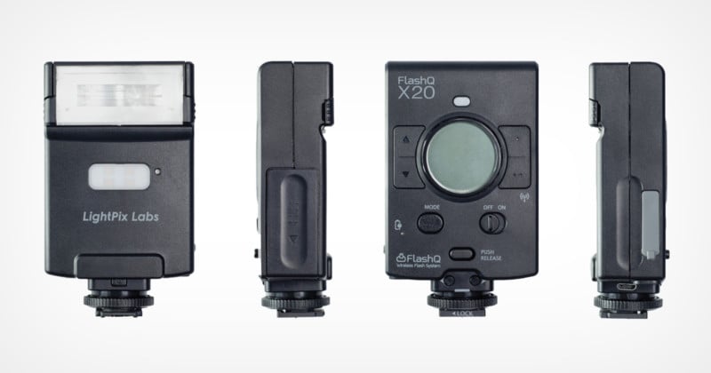 The FlashQ X20 is a Pocket-Sized TTL Flash and LED Video Light