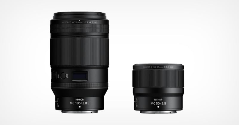 Nikon Launches 105mm f/2.8 and 50mm f/2.8 Z-Mount Macro Lenses