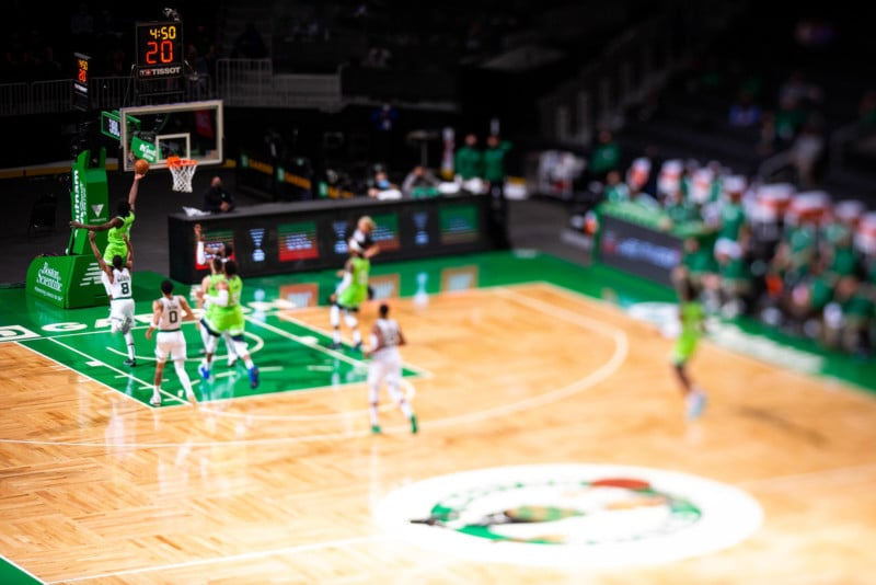 What its Like to Photograph a Boston Celtics NBA Game