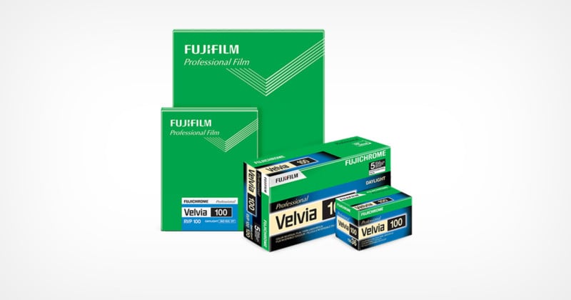 Fujifilm Forced to Discontinue Velvia 100 Film in the U.S. by the EPA