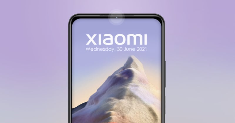  xiaomi avoids under-display camera issues hides one bezel 