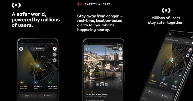 Citizen App Pays $25/Hr for People to Film and Livestream Crime Scenes