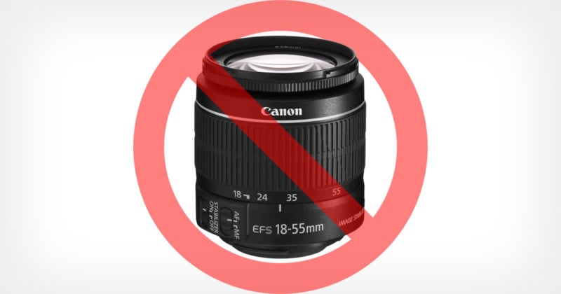 Photography Instructor Bans Kit Lenses