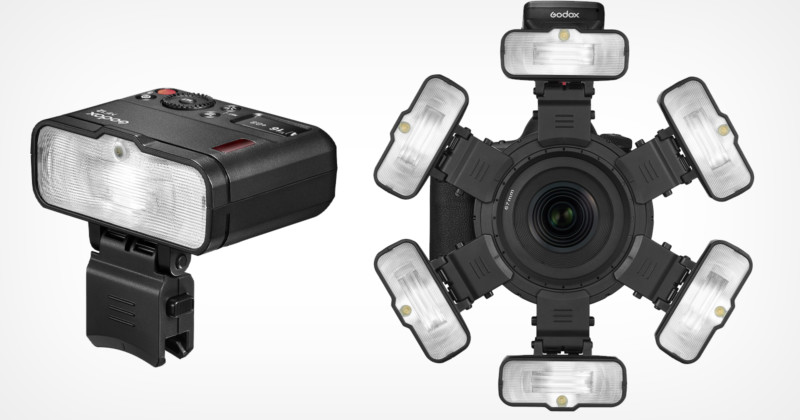 New Godox Macro Flash MF12 Can Combine Six Times Around a Lens