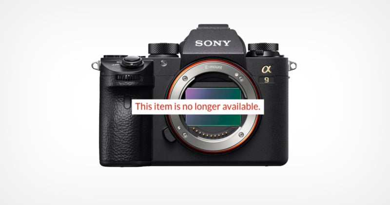 The Original Sony Alpha 9 Appears to Have Been Discontinued