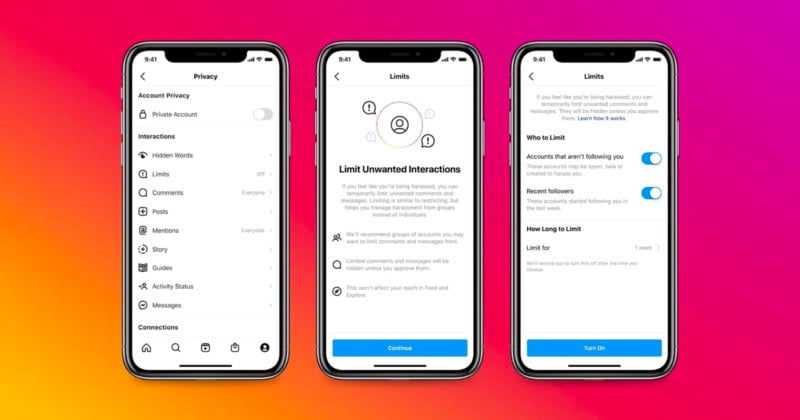 Instagram Launches Limits to Block Unwanted Comments and DMs
