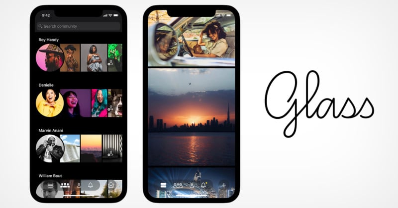  glass subscription-based photo sharing app photographers 