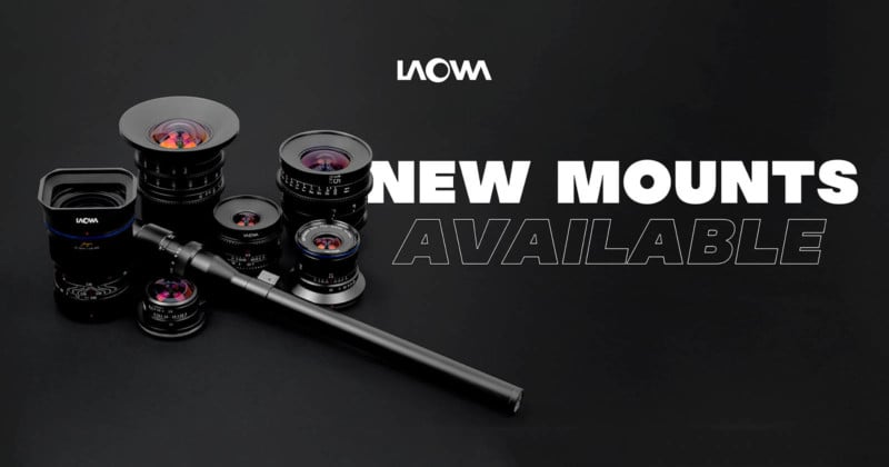Laowa Adds Four Mirrorless Lens Mounts to Seven Existing Lenses