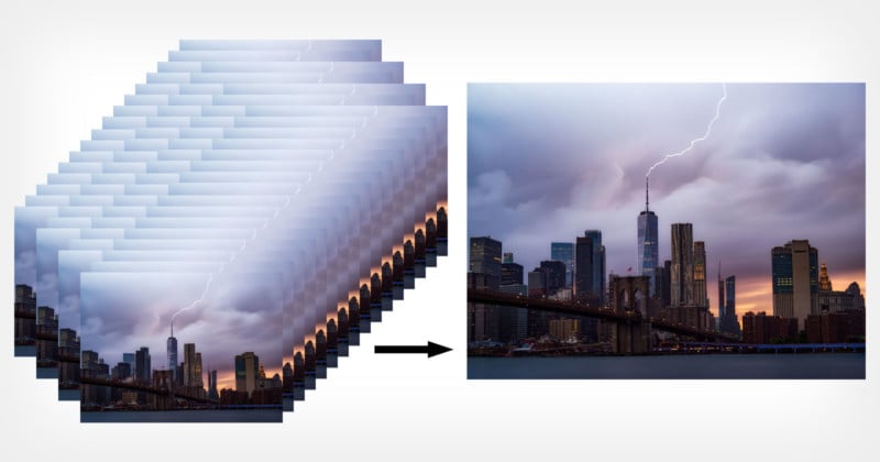  why use stacking instead filter long exposure 