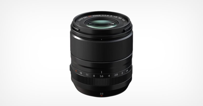 Fujifilm Unveils the XF33mm f/1.4 R LM WR Lens