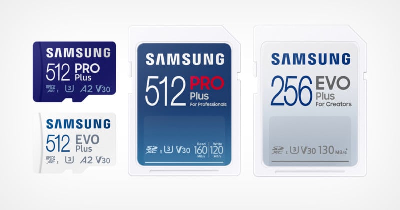 Samsung Launches Creator-Branded SD and microSD Memory Cards