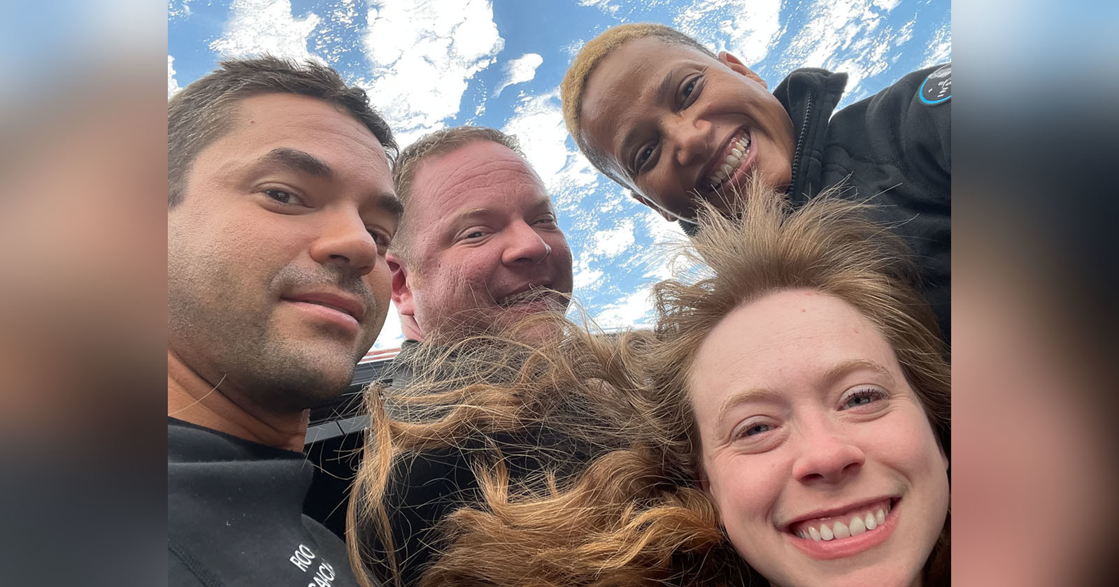 First Civilian Space Crew Snaps Out-of-This-World Selfie